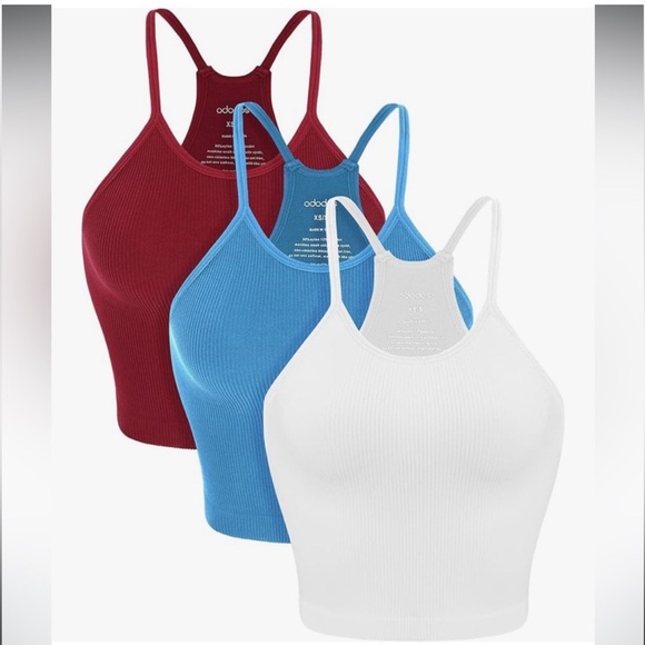 ODODOS • Seamless Rib-Knit Crop Tank - Picture 4 of 7